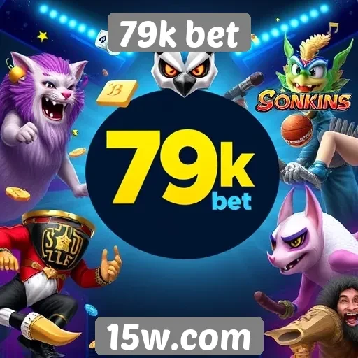 Diversidade de jogos disponíveis no 79k bet